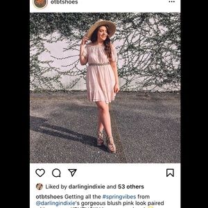 OTBT Kentucky Floral Leather Wedge Like New Sz 7.5